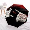 1pc Pentagram Symbolism Automatic Open Close Umbrella Windproof Canopy, Automatic Open Close Button10205