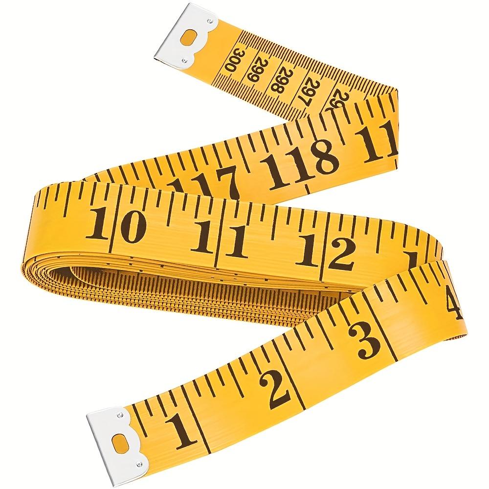 300cm Double Scale Flexible Tailor's Ruler Body Measuring Tape for Sewing, Fabric & Clothing, Dual Inch & Cm Scale, Tailoring Sewing Accessories
