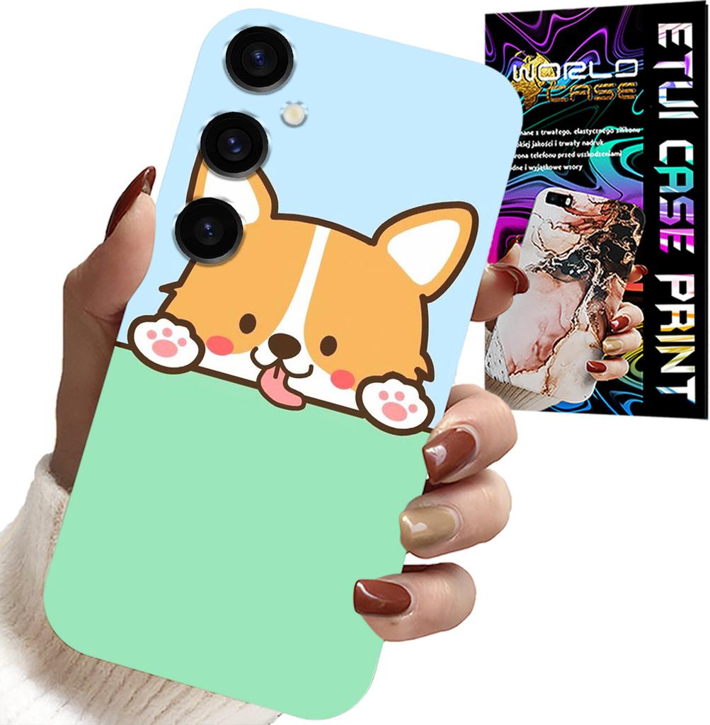 Etui Do Samsung Galaxy A04S - Słodki Piesek Wzory Z Bajek Pokrowiec