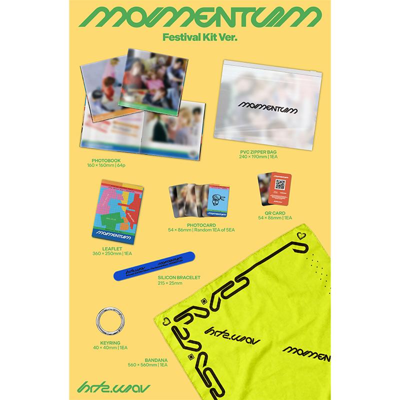 [Pre-order] hrtz.wav - 2nd Mini Album [The Second Wave : MOMENTUM] Festival Kit Ver.