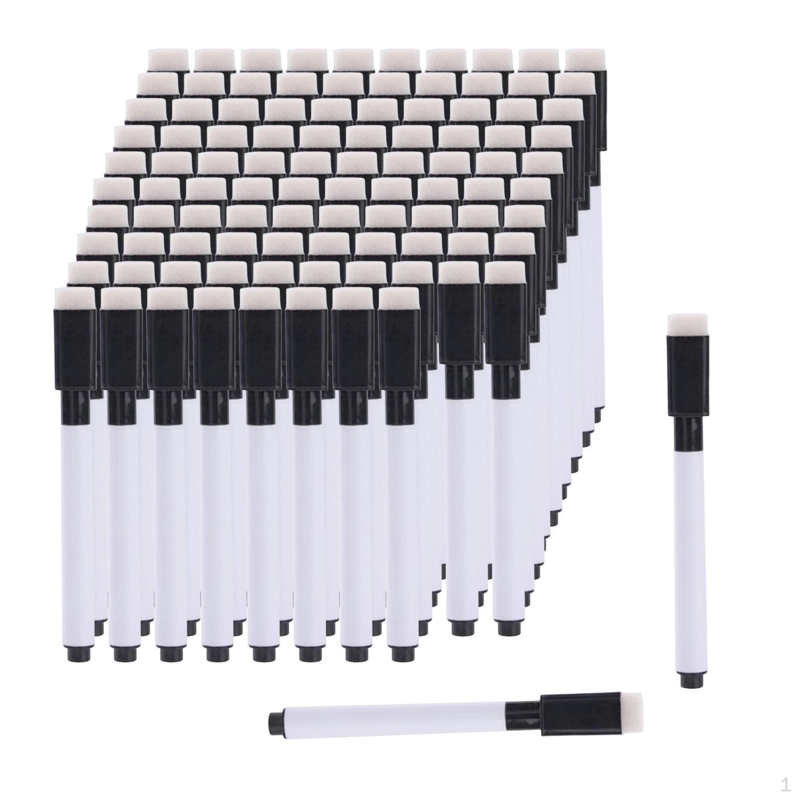 

100Pcs Whiteboard Marker Pens with Water Colour for Home