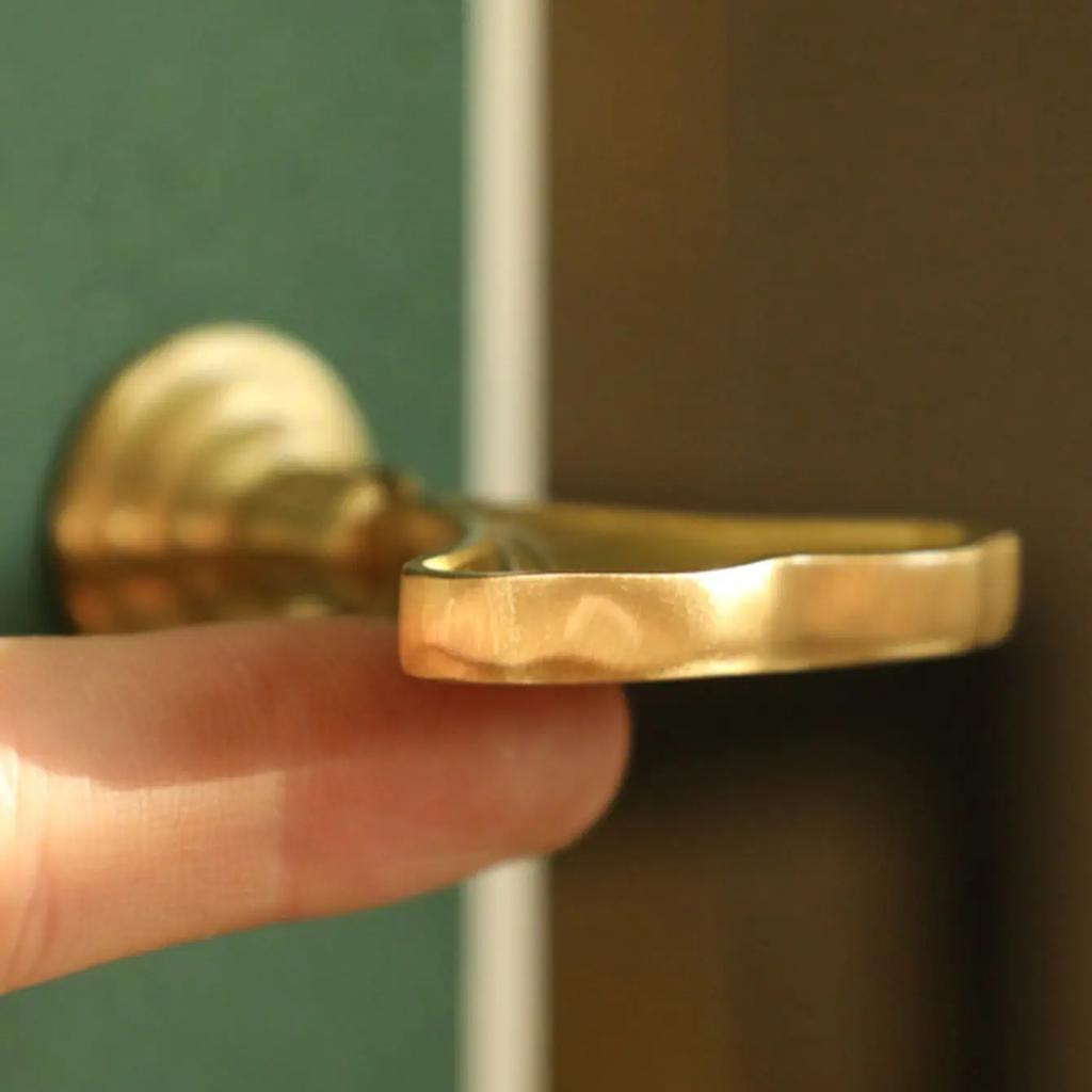 Zinc Alloy Furniture Handles Ginkgo Drawer Knobs Handles for Cabinets and Drawers Wardrobe Pulls Kitchen Cabinet Cupboard Knobs