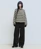 FILLUMINATE Mono Stripe Sweatshirt - Brown