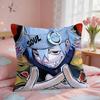 SSoul Eater Anime Evans Cushion Cover Square Short Plush Pillow Case Living Room Sofa Home Decor Funda X