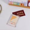 Mini Photo Frame Magnet Design Acrylic Card Display Stand Magnetic Picture Frames Desktop Layout
