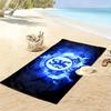 The Blues Print Beach Towel, Large Soft Quick Dry Towel for Beach Camping Swimming