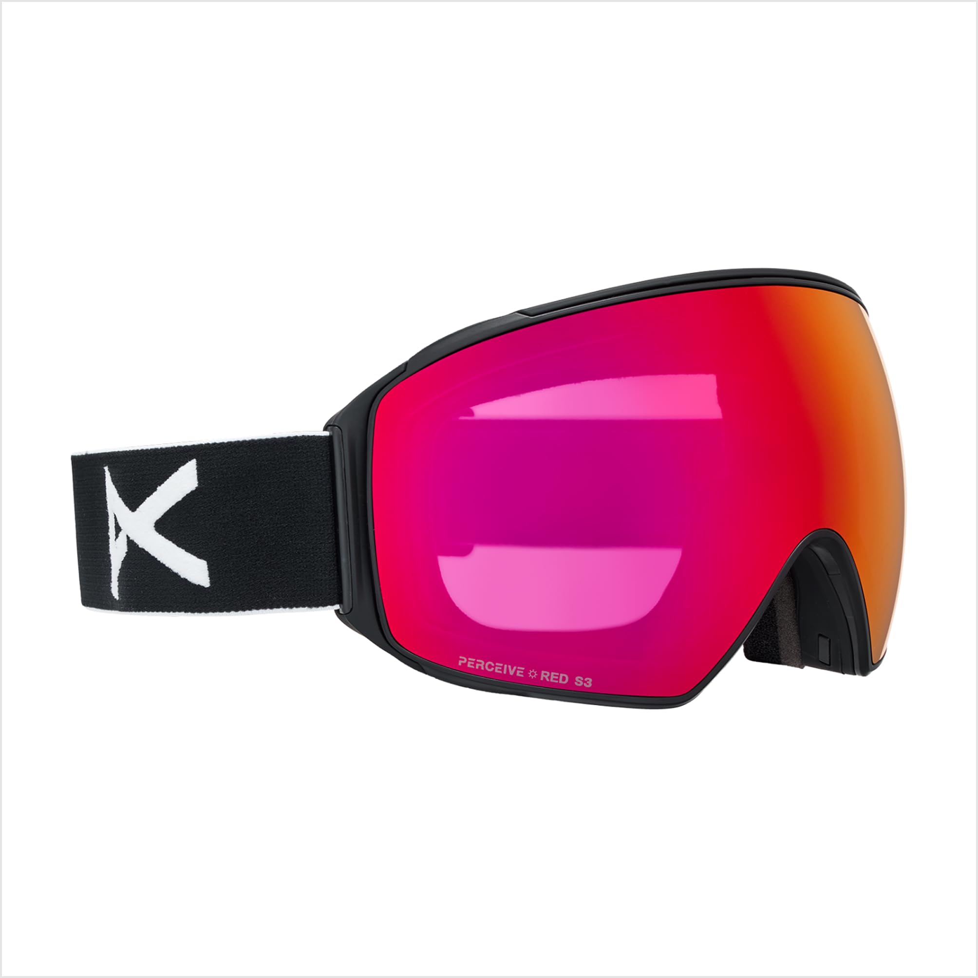 

ANON Unisex M4 Low Bridge Fit Goggles in Red (Toric) Black/Sunny