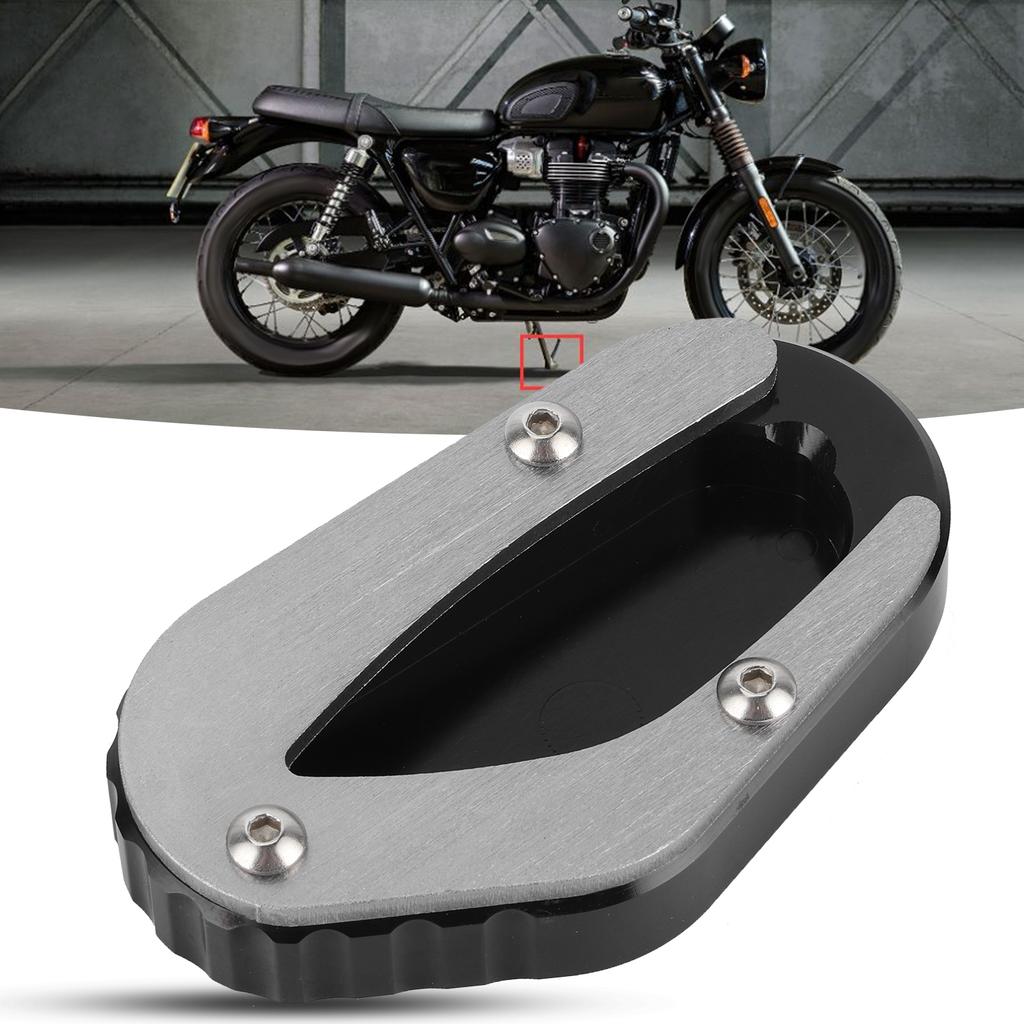 Motorrad Seitenständer Vergrößerungspad Ständerverlängerung Passend für TRIUMPH Bonneville T100