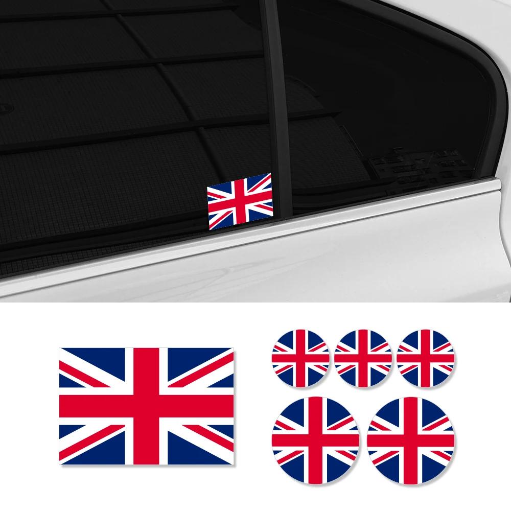 INIV2 British Union Jack Flag Car Stickers UK Decal Vinyl Decoration Motorcycle Decor Stickers Waterproof Sunscreen Car Styling Cover