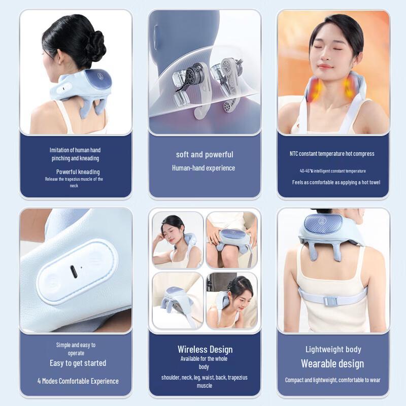 Miaojie R3 Supreme Neck & Shoulder Massager CN plug (adapter included)