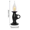 Retro Desk Lamp Candle Lights Retro Lamp Desk Decor Ambient Lighting Rechargeable Home Decor For Birthday Dorm Apartment Bedroom
