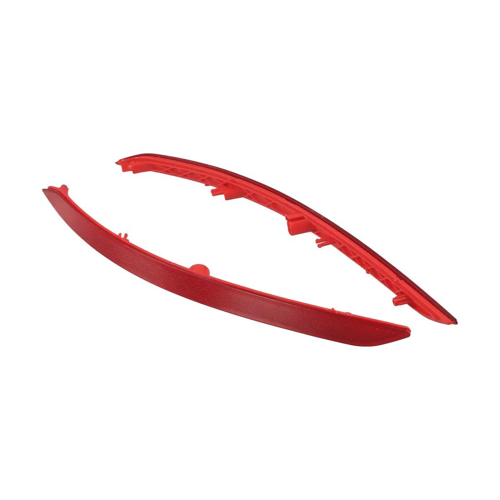 Black Rear Bumper Reflectors for Hyundai Elantra 2017 2018 Easy Installation OEM Numbers 92405 F2000 92406 F2000