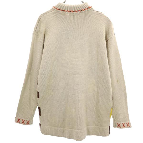 Walt Disney Company wool blend Long sleeve Donald duck knit sweater logo Women Used