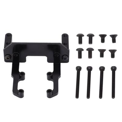 Hliníková slitina Držák serva řízení Černý RC Příslušenství pro 110 Axial SCX10 II 90046