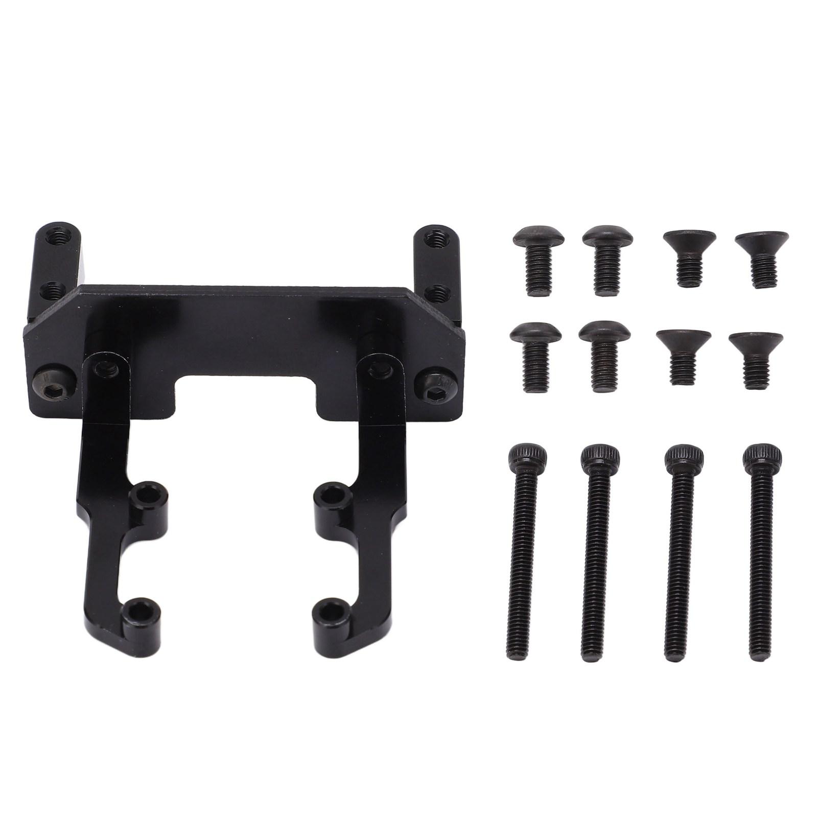 

Aluminum Alloy Steering Gear Servo Mount Black RC Accessories for 110 Axial SCX10 II 90046