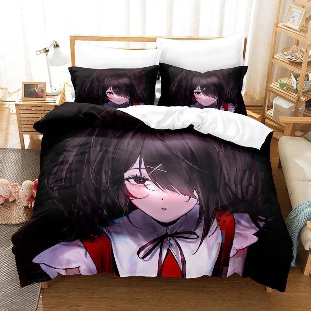 New 3D Print Anime Kawaii Girlsneedy Girl Overdose Bedding Set Cartoon Anime Three-Piece Set Adult Kid Bedroom Duvet Cover Sets