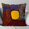 Home Decor Colorful Dots And Shapes Pattern Pillow Covers Pattern Cushion Cover Suitable For Sofa Bedroom Car Pillow Cover