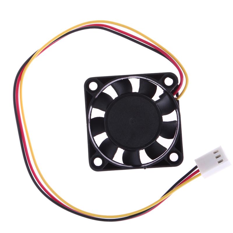 3 Pin 40mm Computer CPU Cooler Cooling Fan DC 12V CPU Cooling Fan Cool Fans Quiet Cooler Radiator Heat Sink Heatsink 5PCS чёрный