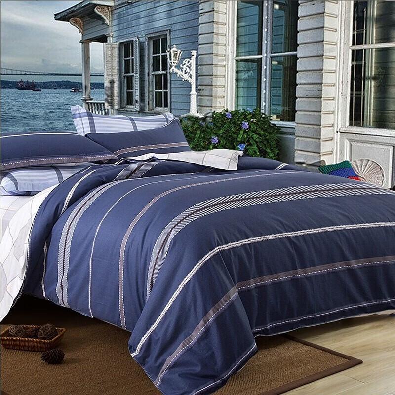 ANCHOW AW10240 4-Piece Nano Pearl Fiber Quilted Bedding Set