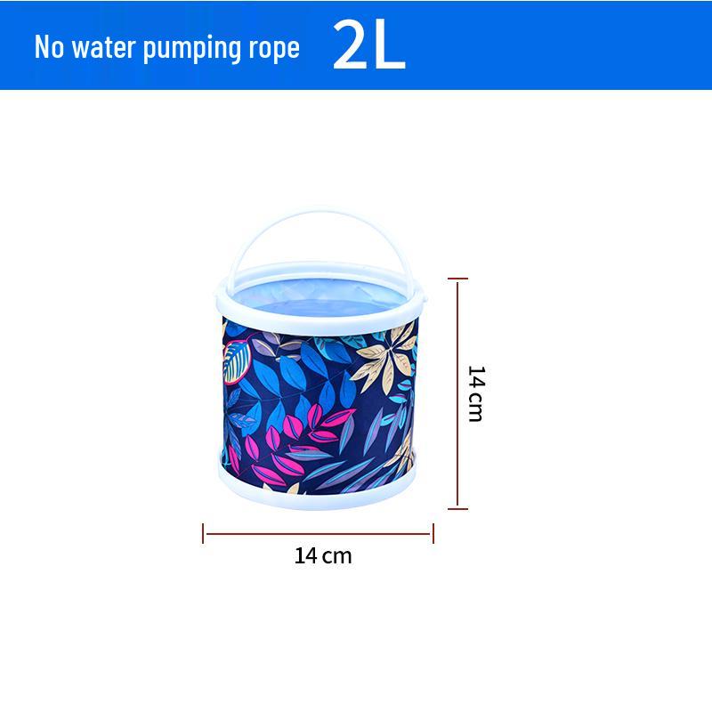 Foldable Fish Bucket with Rope & Anti-jump Net - Multi-functional for Fishing & Fish Protection