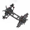 4WD Four-wheel Drive Independent Suspension Differential Chassis Steering Axle MOC Building Blocks Tech Car Parts Toys Kids Gift