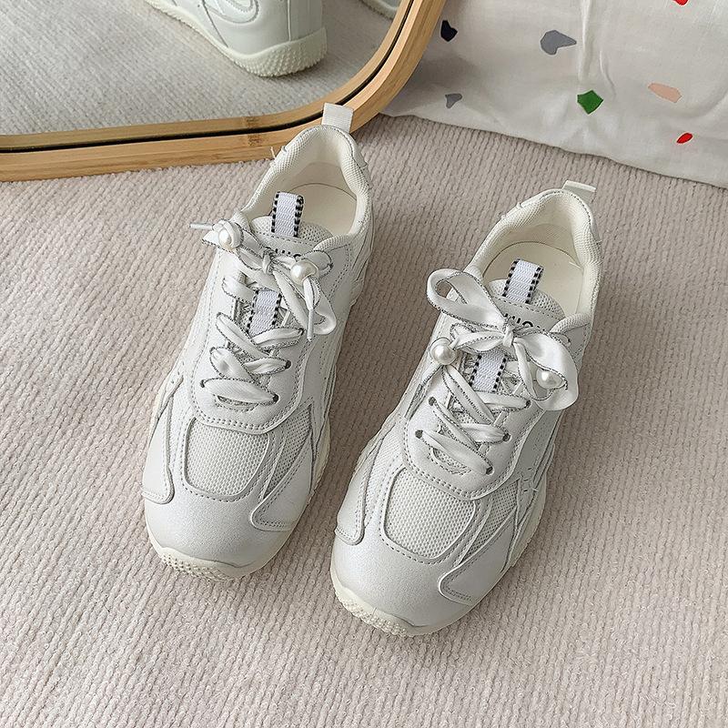 Ladies Spring and Autumn Summer Breathable German Training Shoes Leisure Sports Shoes Soft-soled Running Shoes Are Light Fashion