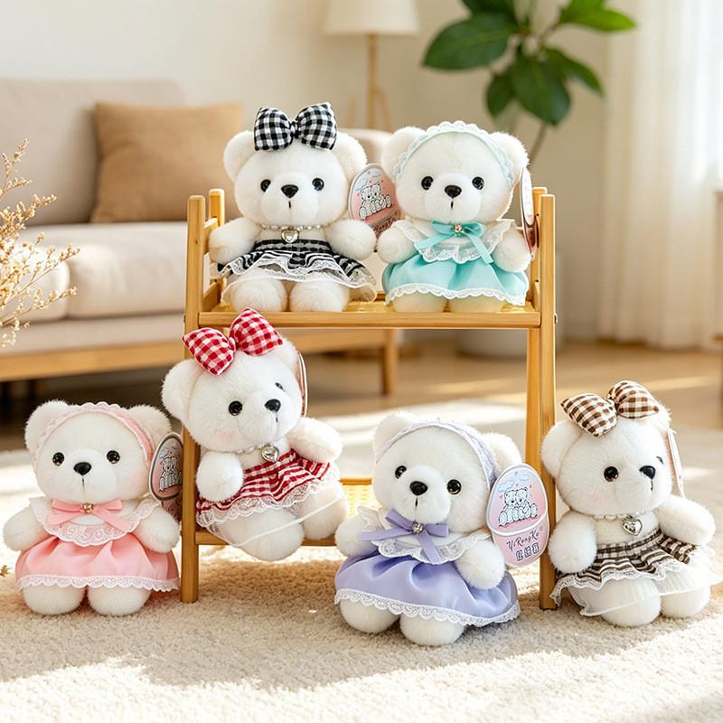 Cartoon Bunny Plush Keychain With Soft Fabric For Girls And Kids Gift