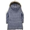 TATRAS LTA18A4635 ROBINIA Navy hooded reversible down coat with raccoon fur coat 3 NavyUsed