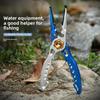 Aluminum Multifunctional Fishing Pliers Line Cutter Split Ring Opener Crimping Tool Fish Gripper Lightweight for Fishing Trip