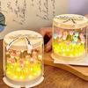 DIY Flower Sea Simulation Tulip LED Night Light  Table Lamps Bedroom Ornaments Craft Decoration Table Lamps Gift Ambient Light