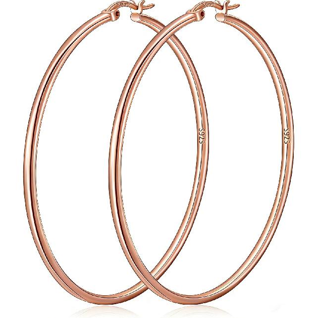 PAVOI 14K Gold Plated Chunky Huggies Earrings for Women - 925 Sterling Silver Posts Small Gold Huggie Hoop Earrings - Ultra Thick Hoops Trendy
