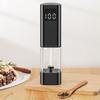 LED Display Electric Salt and Pepper Grinder Adjustable Particle Coarseness Spice Mill  Restaurant
