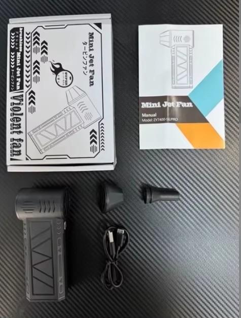 

Бесщеточный мини-воздуходув 130000 об/мин электрический воздуходув 3 скорости турбо мощный воздуходув перезаряжаемый с подсветкой для чистки автомобиля запечатанный чёрный