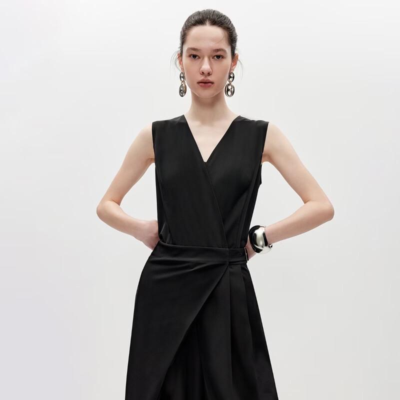 ONLY Women's Wrap V-Neck Wide-Leg Jumpsuit
