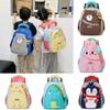 Bear Cartoon Pattern Cute Toddler Backpack With Nylon Fabric For Travel School
