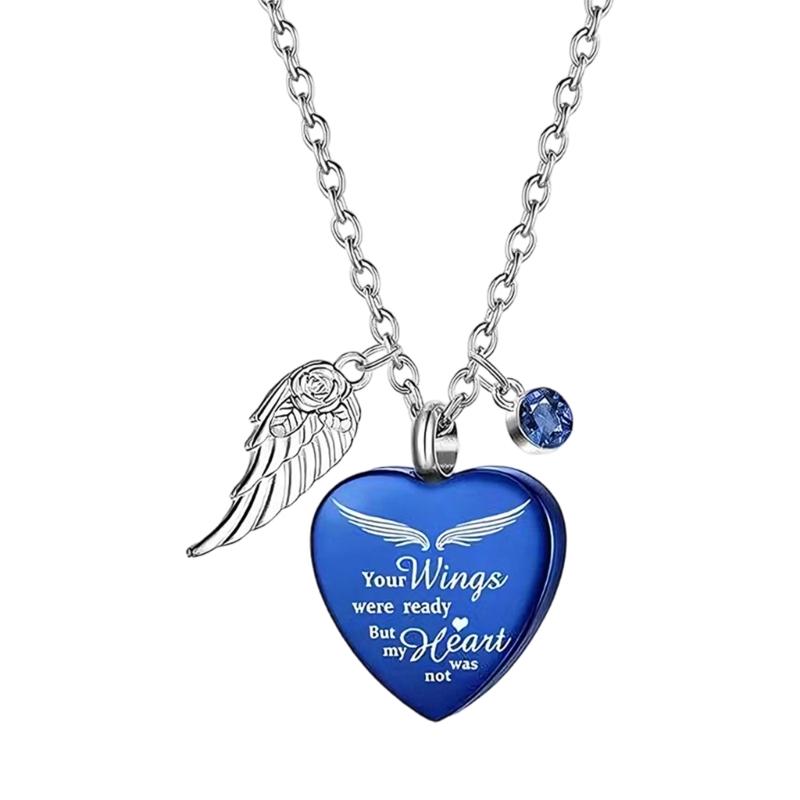 Sentimental Pet Memorial Pendant Necklace for Departed Pet Loss Remembrances Cremation Jewelry for Emotion Suport