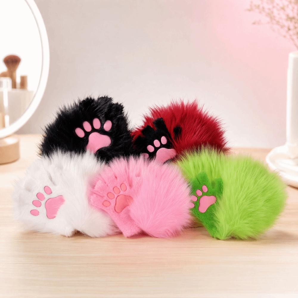 Silicone Soft Pad Cat Dog Wolf Animal Paw Gloves Furry Fursuit Kigurumi Gloves Cosplay Costume