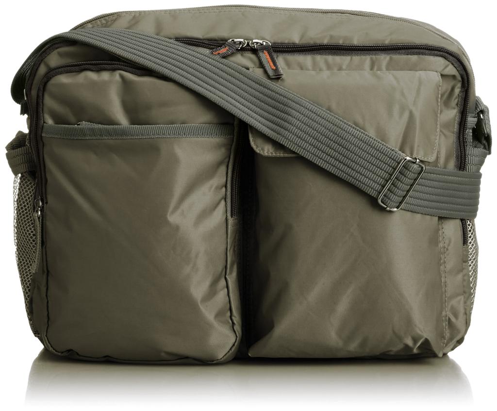 Bonding Shoulder Khaki A.O.T. Bag, Large, 3830-01,