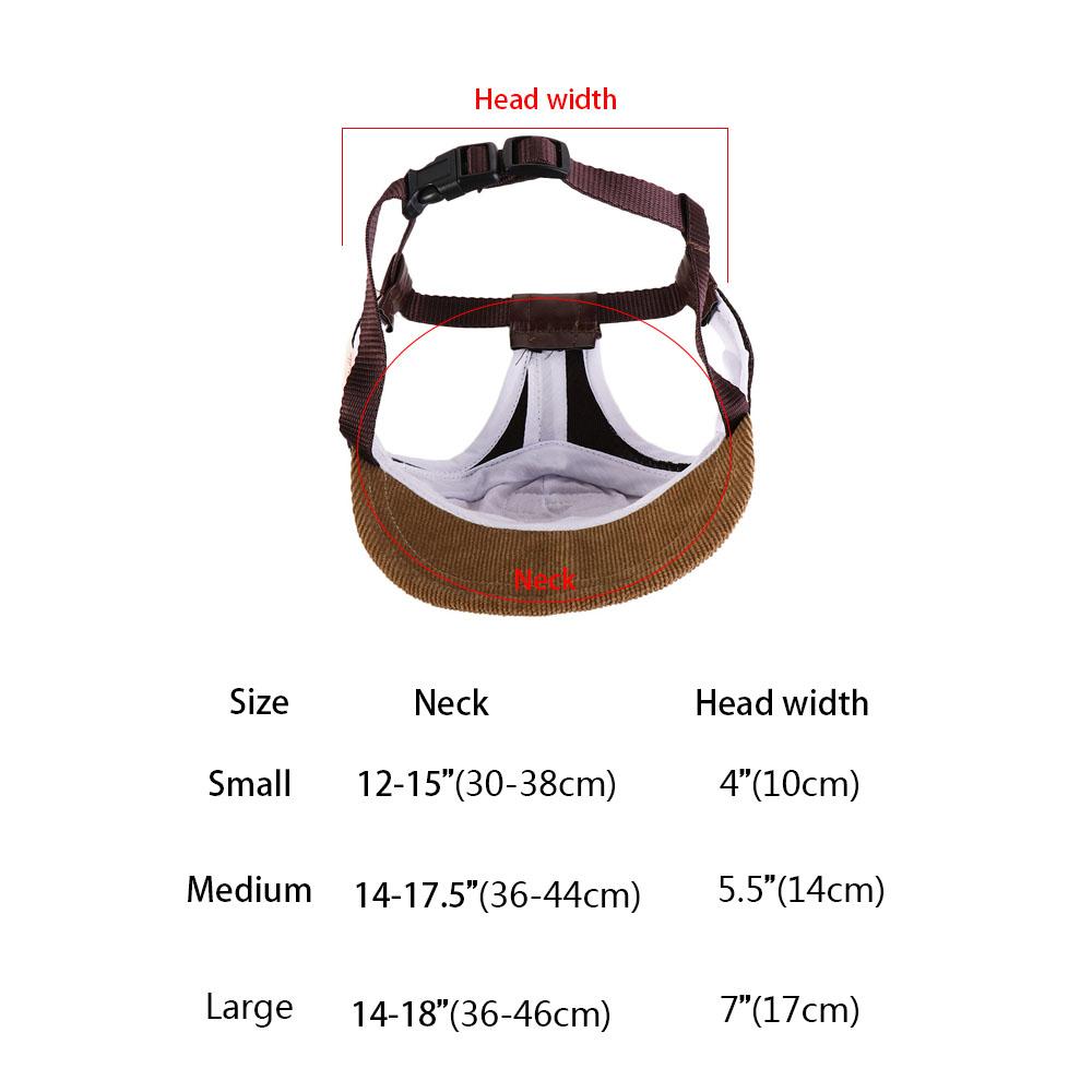 Outdoor Adjustable Hiking Breathable Sports Pet Accessories Dog Baseball Cap Summer Hat Sun Hat