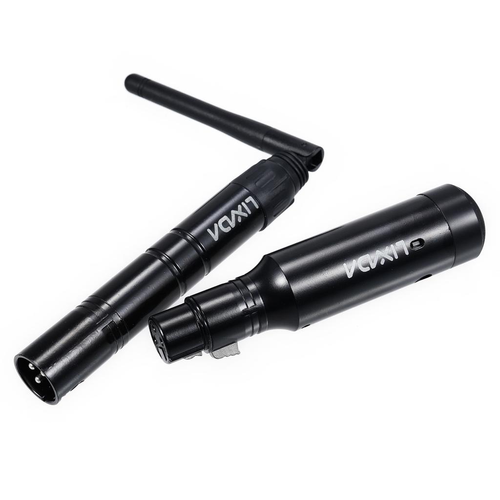 Lixada DMX512 2.4G ασύρματος πομπός δέκτης Σετ 126 καναλιών για Party DJ Show Club Disco KTV