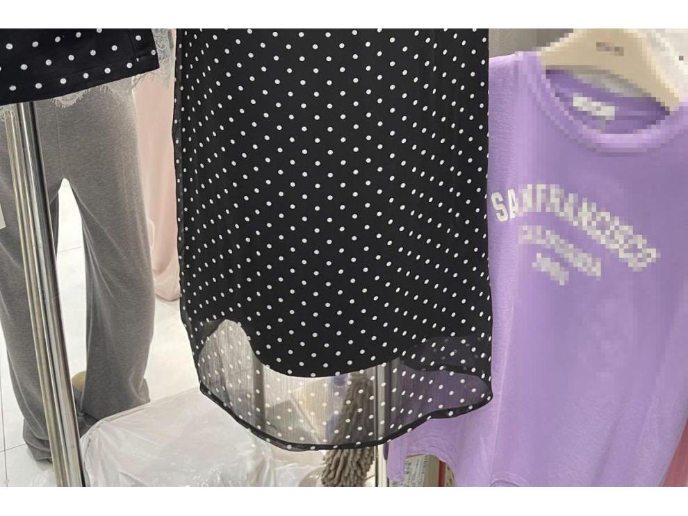 Spring 2025 Women's French Polka Dot High Waist A-line Skirt