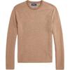 Polo FW24 Round Neck Striped Slim Fit Long Sleeve Sweater Men Sweater Camel MNPOSWE16822012-260