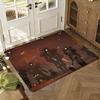 Cartoon S-Skibidi T-Toilet Floor Mat Soft Thickened Absorbent Non-Slip Bedroom Living Room Door Mat Home Decor Flannel Rugs
