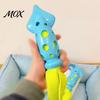 Small Medium Large Dog Toys Octopus Squid Chew Toy, Interactive Tug Squeaky Pet Molar Toy with Safe Teeth Grinding Fabric Strips, Waterproof for Dogs,