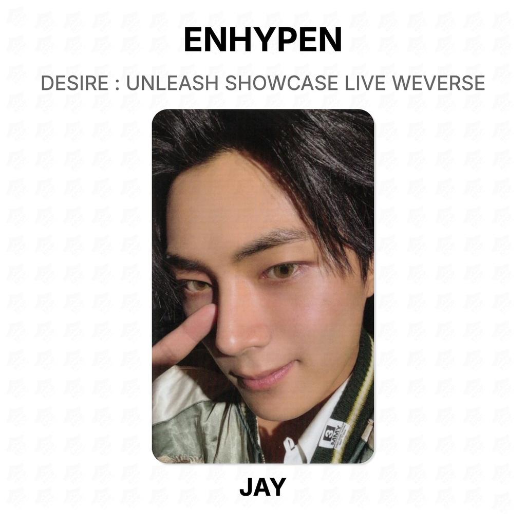 ENHYPEN PRAGNIENIE : UNLEASH SHOWCASE LIVE WEVERSE Oficjalna Fotokarta