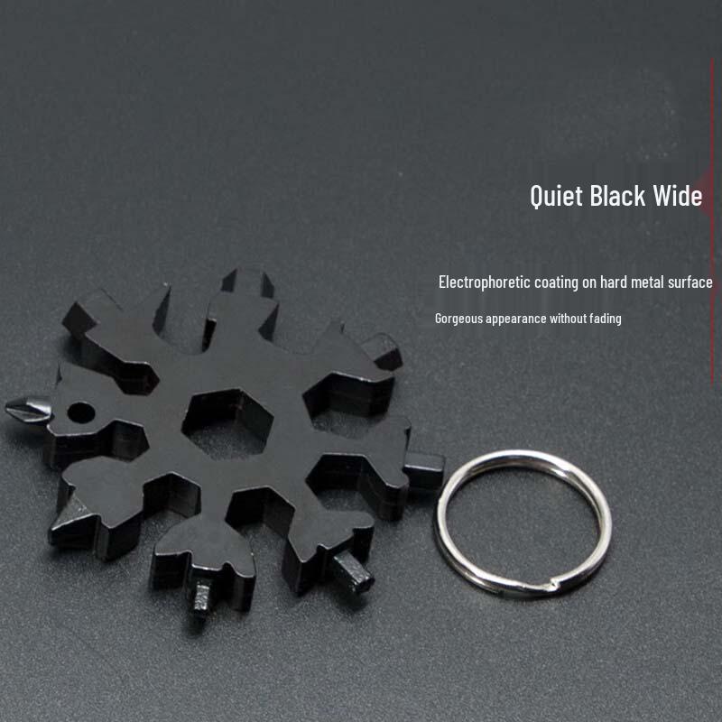 

Красочный многофункциональный гаечный ключ-снежинка 18-в-1 Инструмент с шестигранными ключами для ношения на открытом воздухе