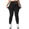 Frauen Hohe Taille Casual Hosen Einfarbig Fleece Thermo-Leggings Winter Lange Fleece Hose Plüsch Laufen