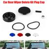 2Pcs Aluminum Car Rear Wiper Arm Cap Cover For Honda Civic and Acura Rear Window Universal Car Rear Wiper Delete Kit Plug Cap