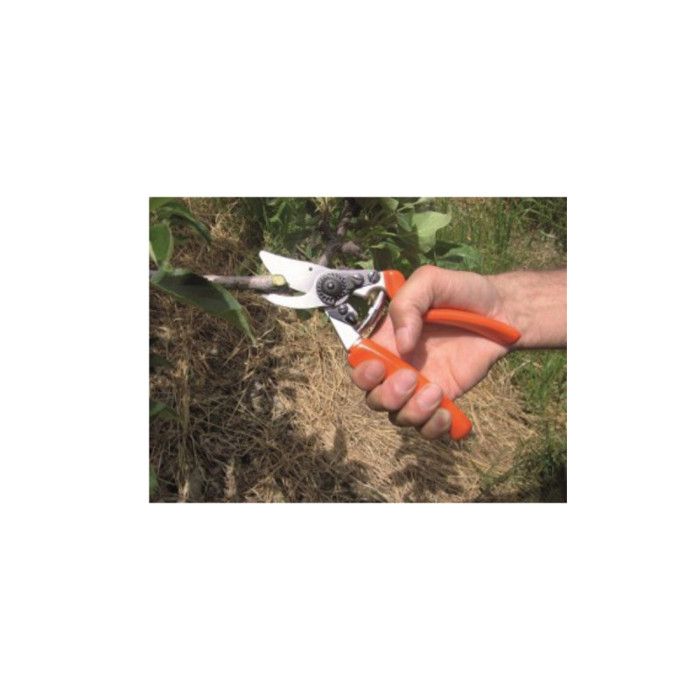 Ciseaux de jardin - STOCKER - 368-22 - Lame incurvée - Poignée rotative - 22 cm