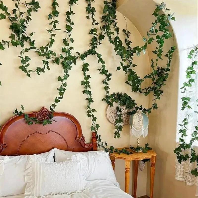 1PC Artificial Plants Wall Decoration Simulation Vines Green Plant